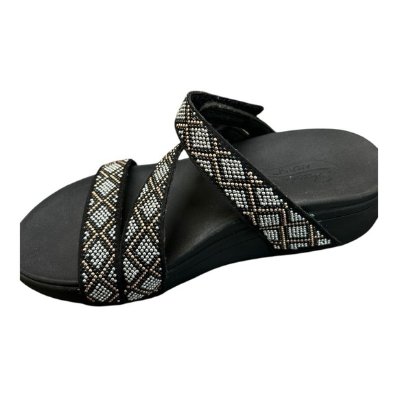 Skechers Women's Arch Fit Retrogrades Diamond Babe Slide Sandals Size 8 - Picture 1 of 9